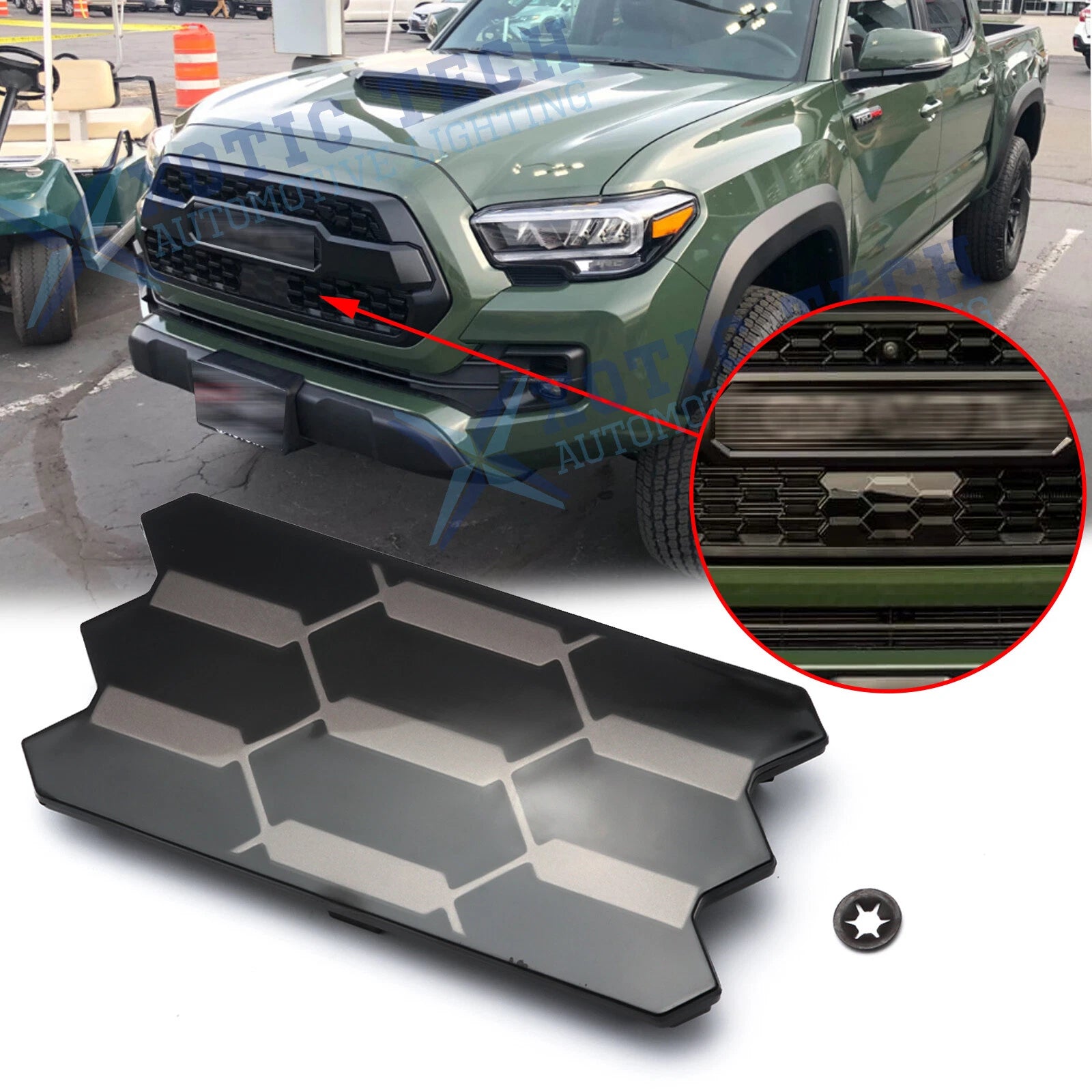 Grill Garnish Sensor Cover for Toyota Tacoma TRD Pro (2018–2023)