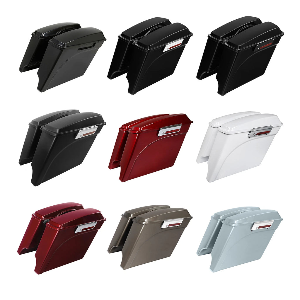 5" Stretched Saddlebags for Harley Touring Electra Road King Glide (1993–2013)