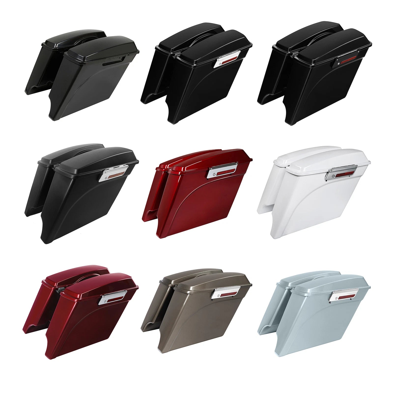 5" Stretched Saddlebags for Harley Touring Electra Road King Glide (1993–2013)