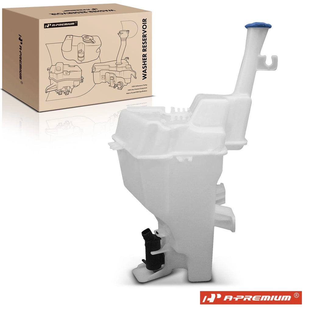 Windshield Washer Reservoir with Cap & Pump for Kia Rio (2016–2017)