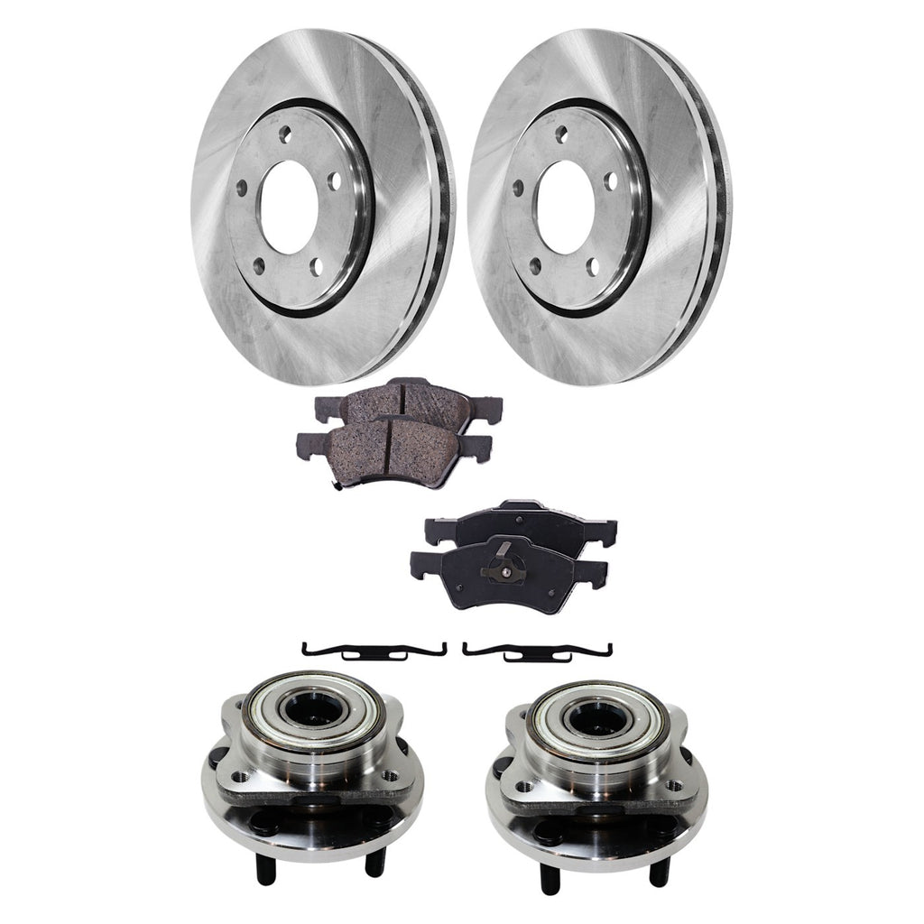 2X Wheel Hubs for Caravan (Front Driver & Passenger Side)