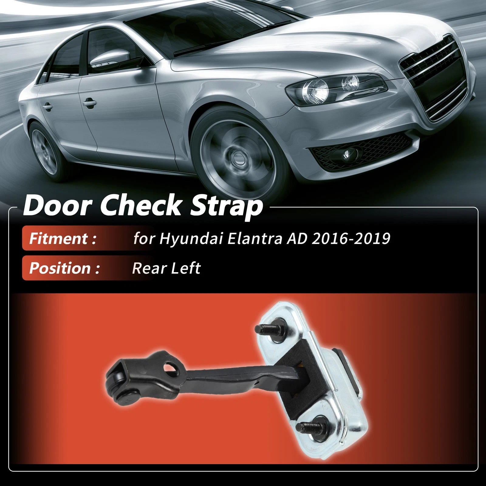 Rear Left Door Check Strap for Hyundai Elantra AD (2016–2019) No.79480F0000