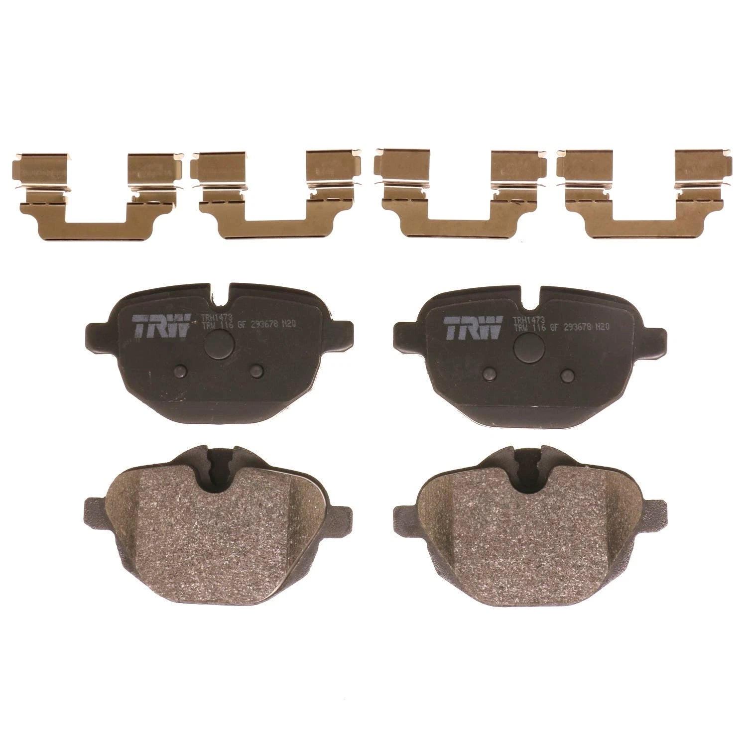 Set of 4 Disc Brake Pads for BMW X3 (2011–2024)