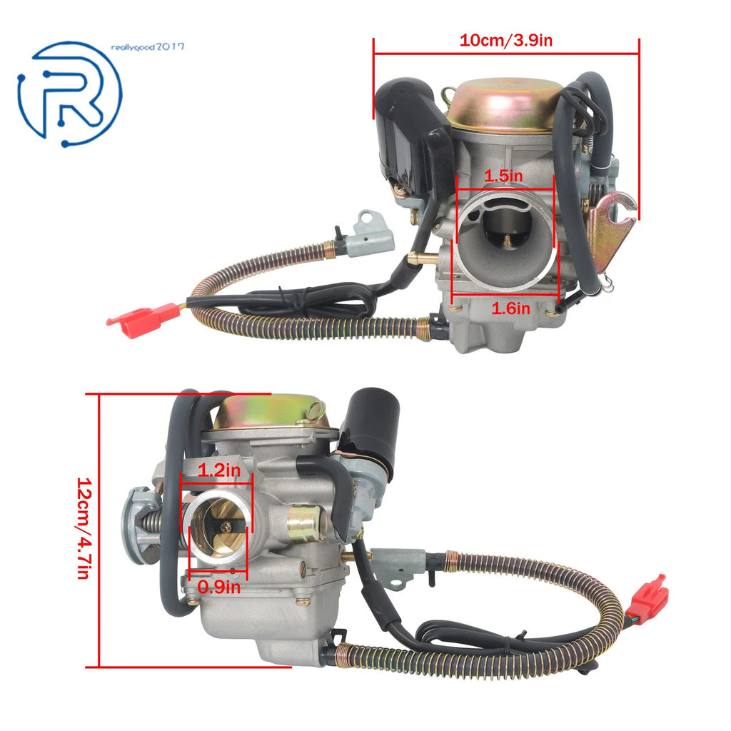 Carburetor for GY6 125cc 150cc 152QMI 157QMJ (24mm PD24J)