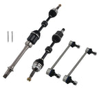 Set of 4 CV Axle Shafts & Sway Bar Links for Toyota Camry L4 (2007–2009)