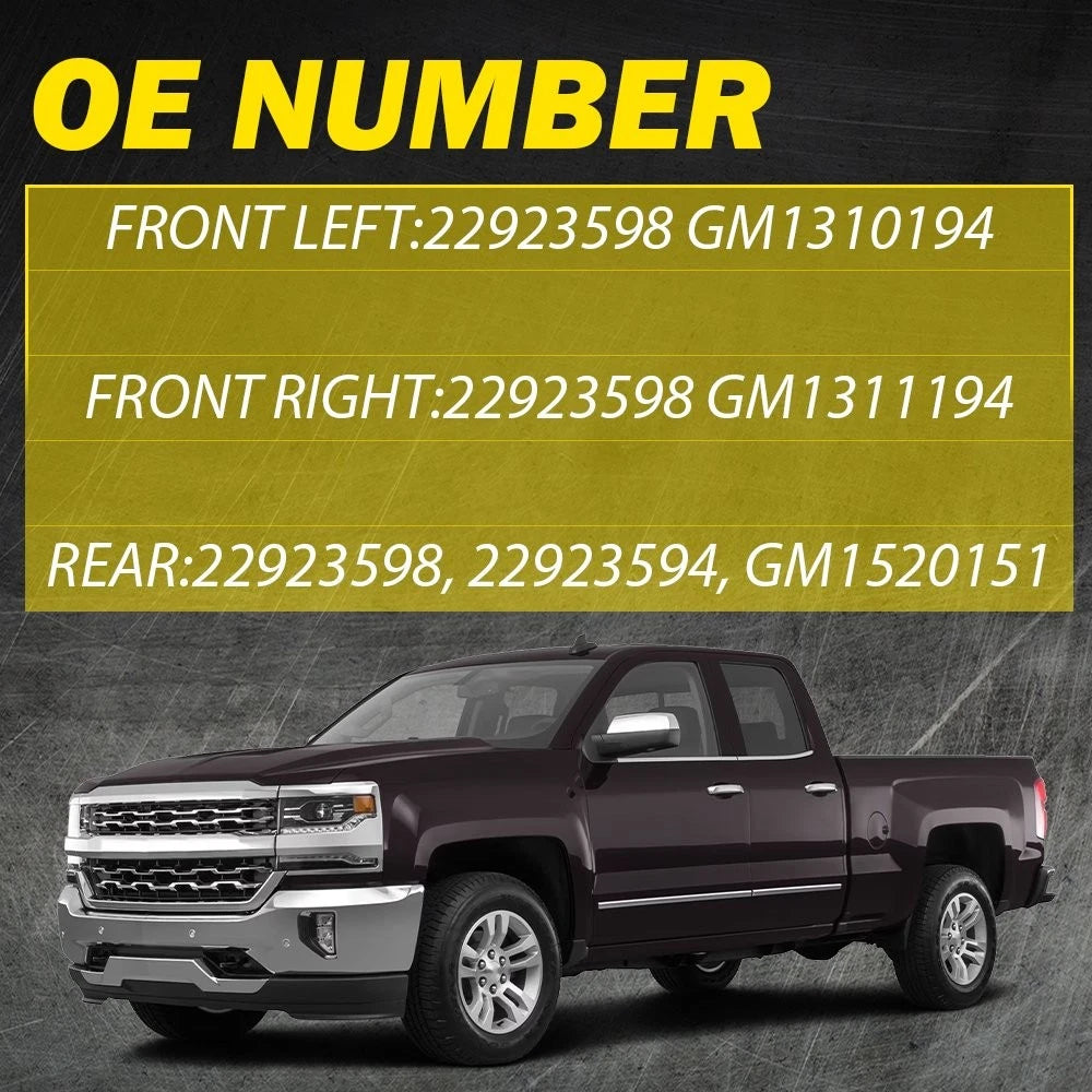 Exterior Door Handle for Chevy Silverado GMC Sierra (2015–2020) LH RH 4X