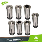 Set of 7 Collet Hex Drivers for Automotive Use (Various Models)