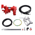Fuel Transfer Pump 15GPM DC with Nozzle Kit for Gas Diesel Kerosene