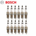 Set of 12 Bosch FR8DPP33 7422 Platinum Plus Spark Plugs for