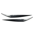 Carbon Fiber Front Headlight Eyebrow Cover Trim for Ford Fiesta (2013-2017)