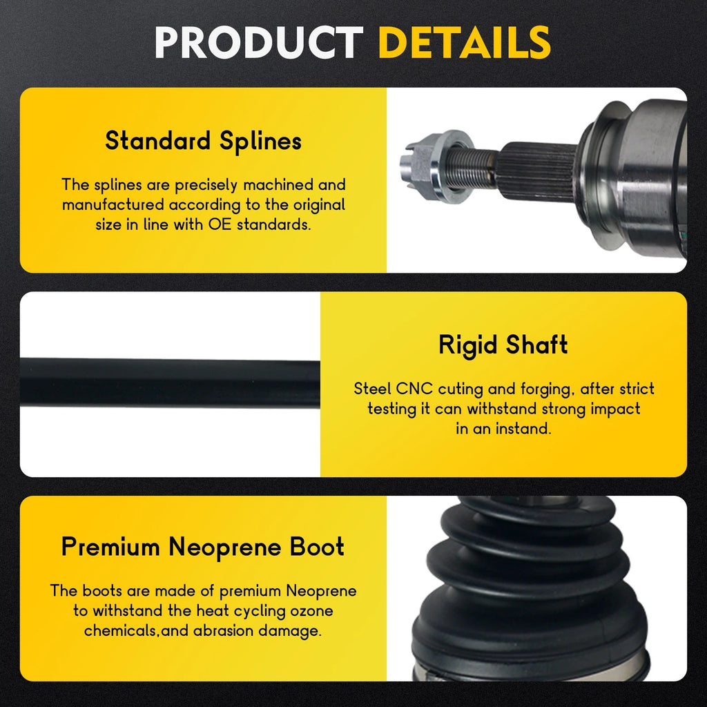 Front Driver Side CV Axle Shaft Assembly for Mazda CX-5 (2013–2014)
