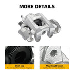 2PC Rear Disc Brake Calipers with Bracket for Jeep Grand Cherokee (2011–2020)