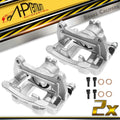 Pair Rear Brake Calipers with Brackets for Chevy Blazer Traverse GMC Acadia