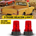 2X LED Amber/Red/Blue Strobe Lights for Truck/Forklift (J)