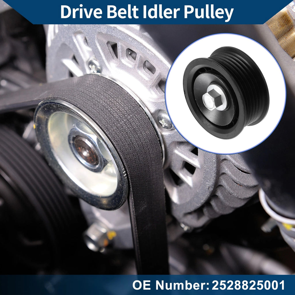 Drive Belt Idler Pulley for Hyundai Tucson (2010–2015) No. 2528825001