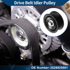 Drive Belt Idler Pulley for Hyundai Tucson (2010–2015) No. 2528825001