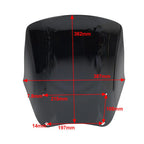 15" Windshield for Harley Dyna Low Rider Fat Street Bob (2006-2017)