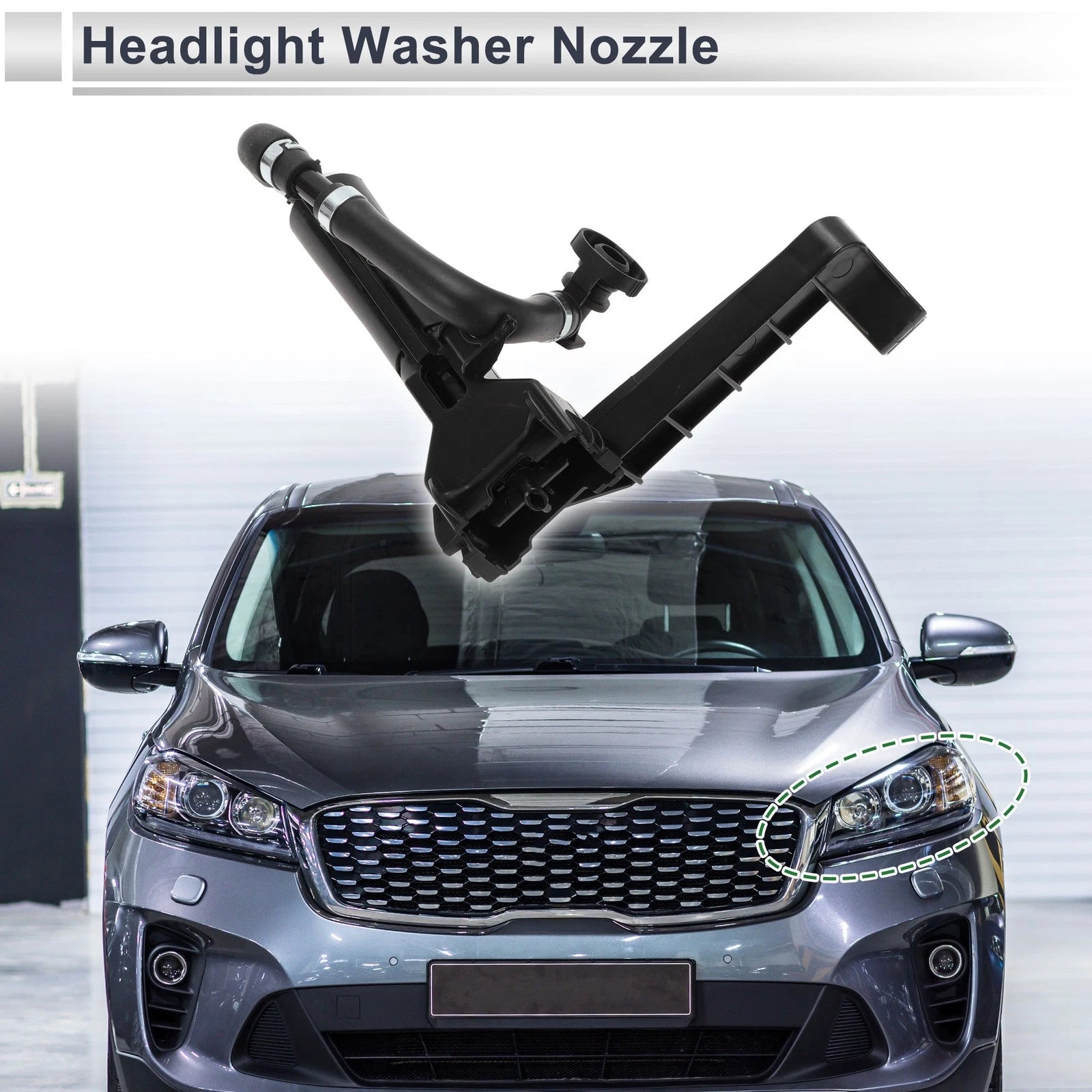 Front Driver Side Headlight Washer Nozzle for Lexus RX350 (2007–2015) No. 8520848040
