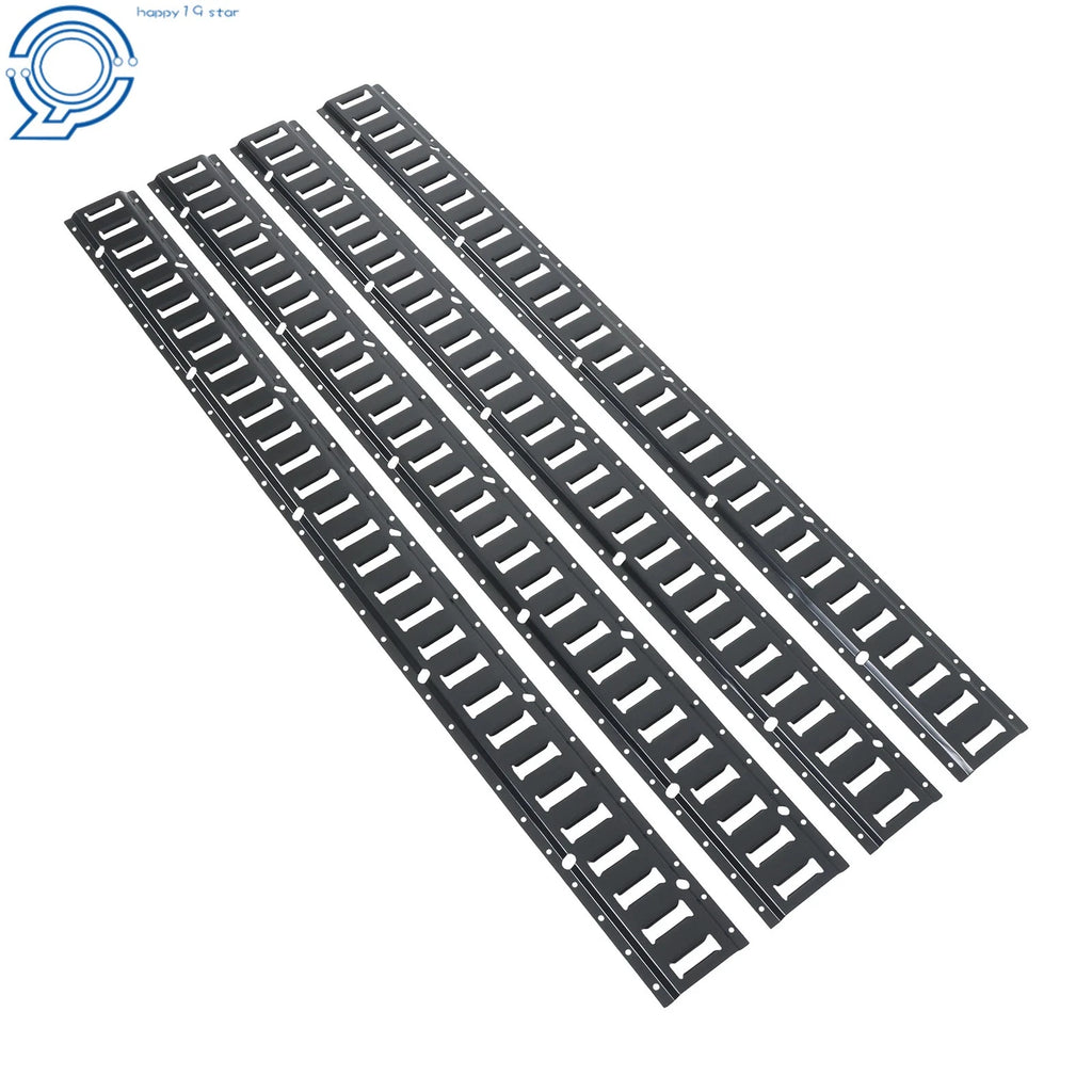 Set of 24 Ratchet Straps with Steel Rails and O-Rings