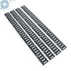 Set of 24 Ratchet Straps with Steel Rails and O-Rings