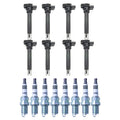 Set of 8 Ignition Coils & Iridium IX Spark Plugs for Audi R8 RS4 RS5 RS6 (2008–2021)