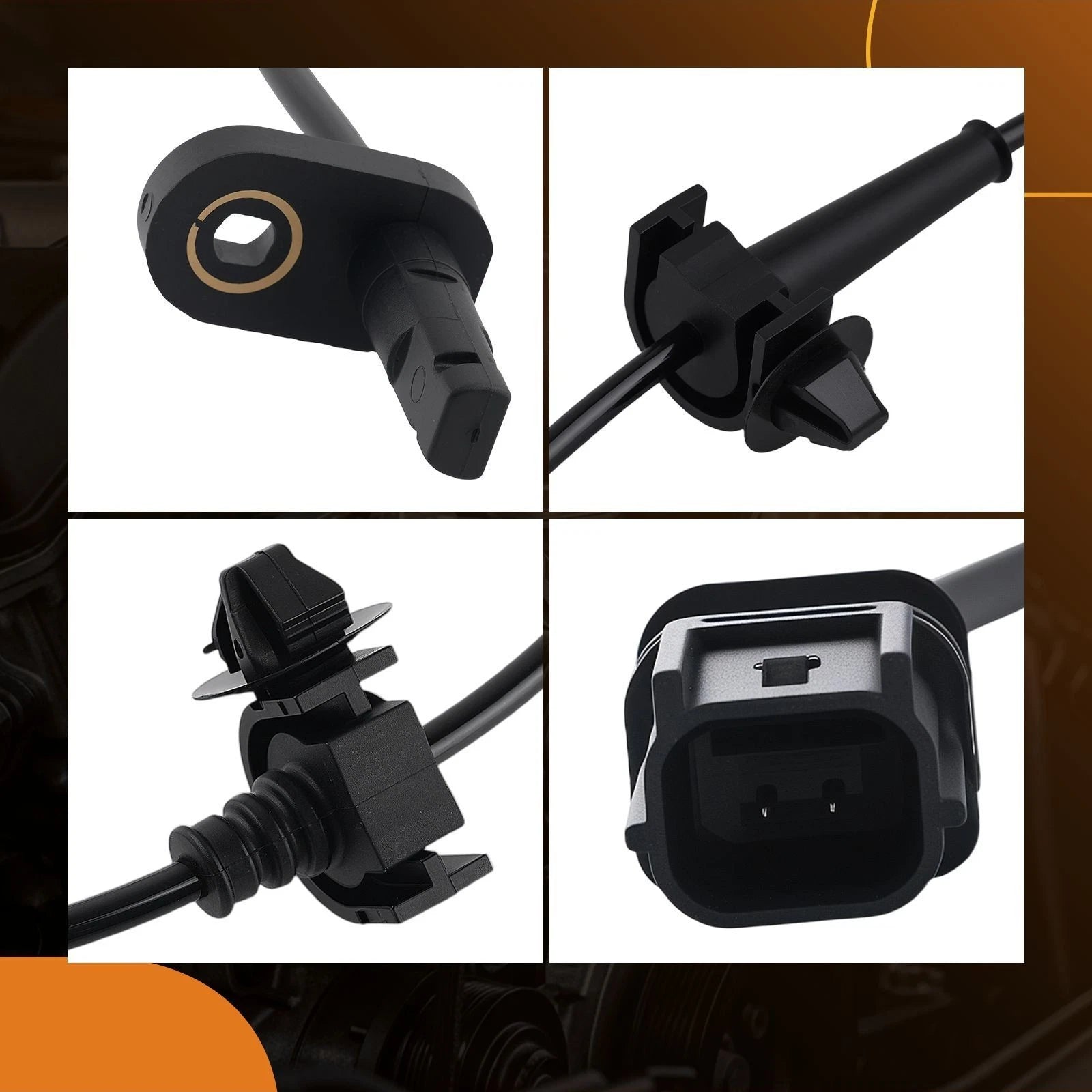 Set of 4 ABS Speed Sensors for Honda Civic 1.5L 1.8L (2012–2015) 57455-TR3-A02
