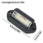6 LED Waterproof License Plate Light for Car Boat Truck Trailer (12V)