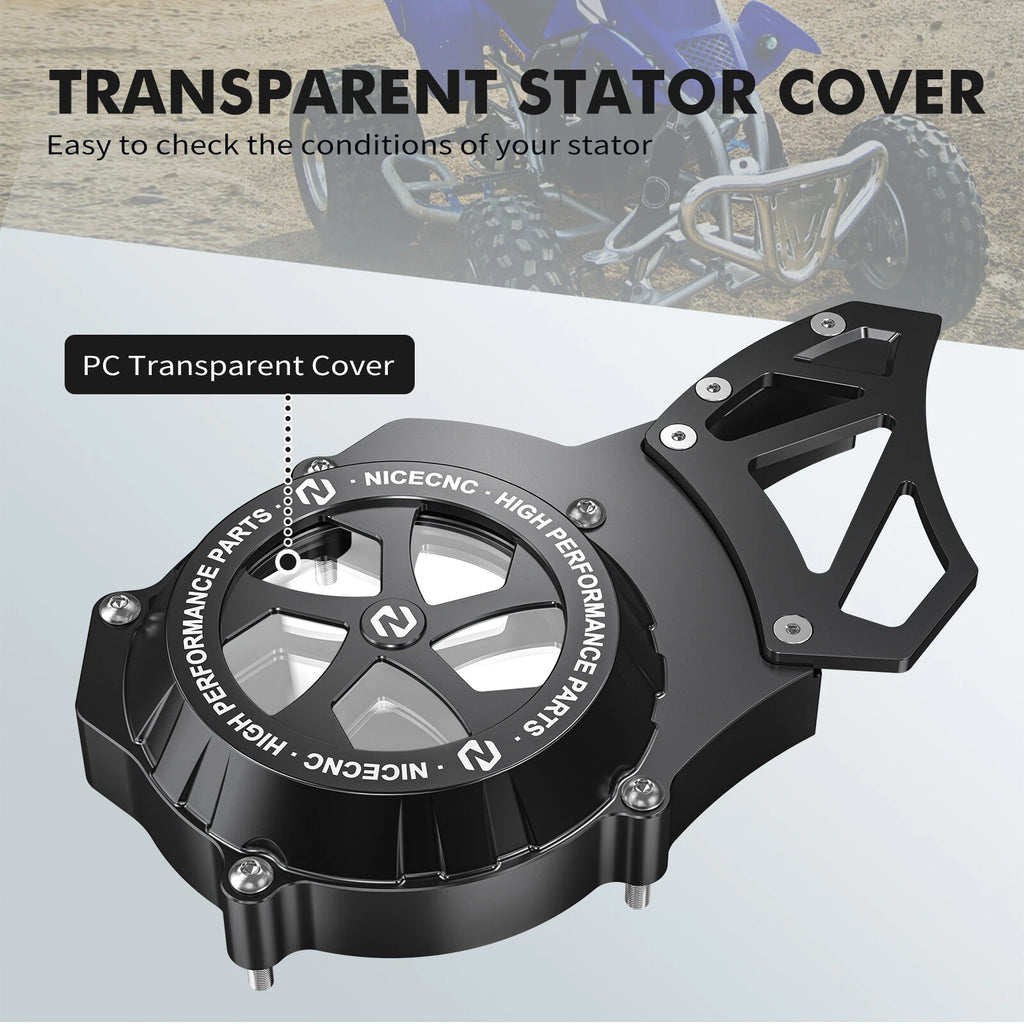 Engine Left Stator Cover Guard for Yamaha Blaster (1988–2006) #2XJ-15411-00-00