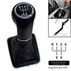 5 Speed Gear Shift Knob Black for Opel Zafira B (2005–2010)