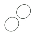 Set of 2 Lower Gearcase Propeller Shaft O-Ring Seal for Suzuki (YYYY–YYYY) 09280-00047