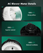 Heater Blower Motor 700229 for Hyundai Genesis Coupe (2010–2013) & Kia Rio (2006–2011)