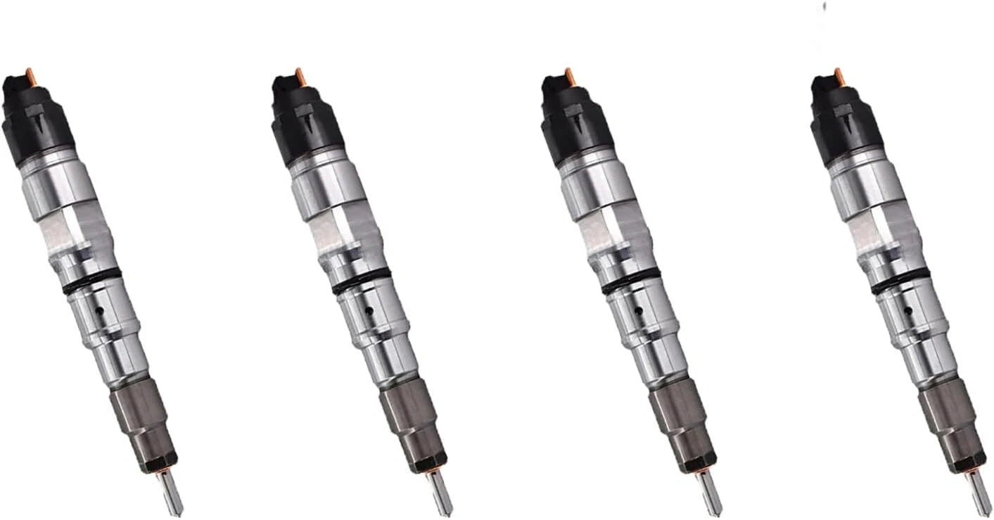 4X Fuel Injector 0445120080 65.10401-7004A for Daewoo Doosan DL06 (2006–2010)