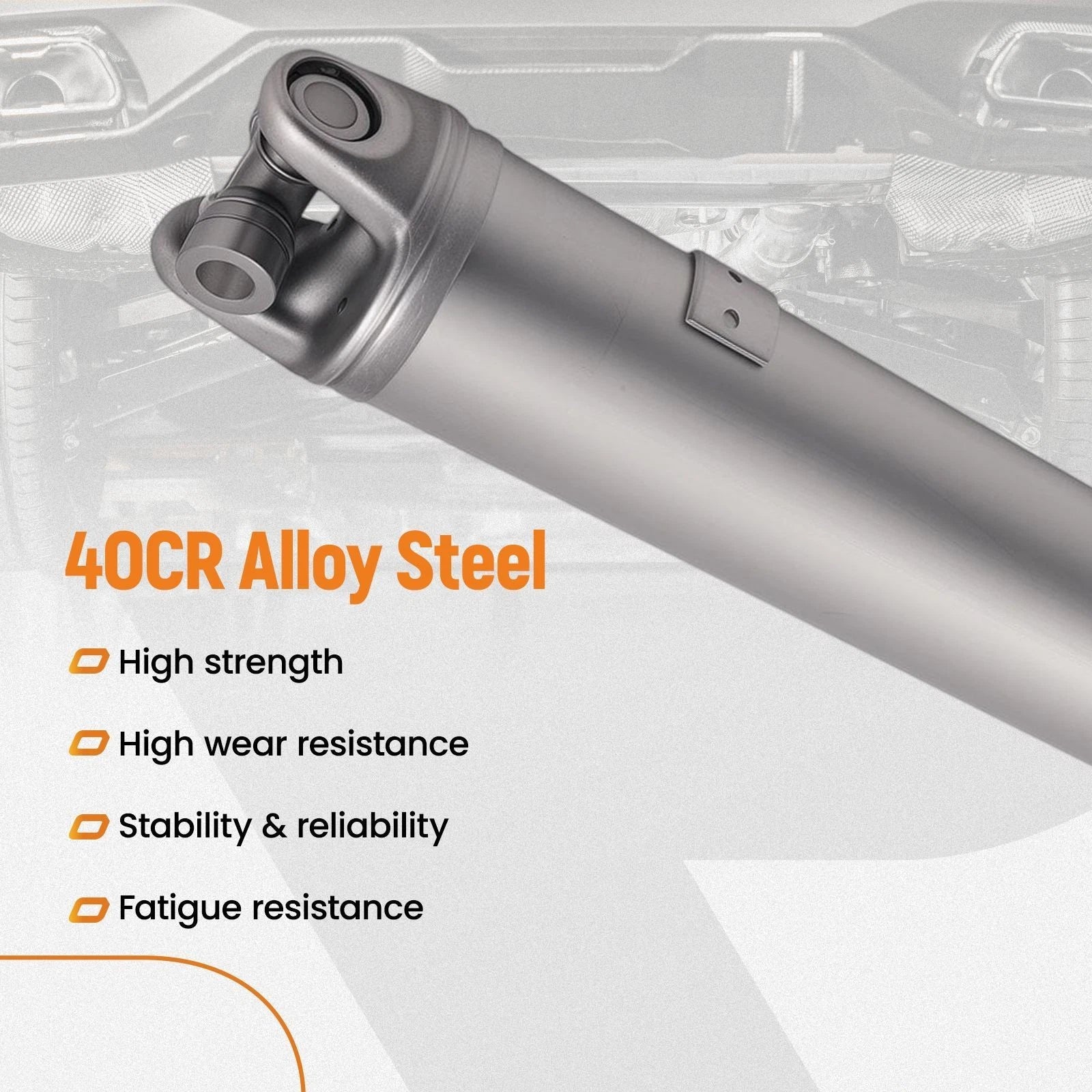 Aluminum Rear Drive Shaft for GMC Sierra, Chevy Silverado 2500HD (2007–2010) 4WD