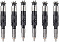 6X Fuel Injector RE529118 RE524382 for John Deere E210LC (1990–2023)