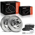 Set of 2 Front Disc Brake Rotors & Ceramic Pads for Ford Ranger (1998–2001)