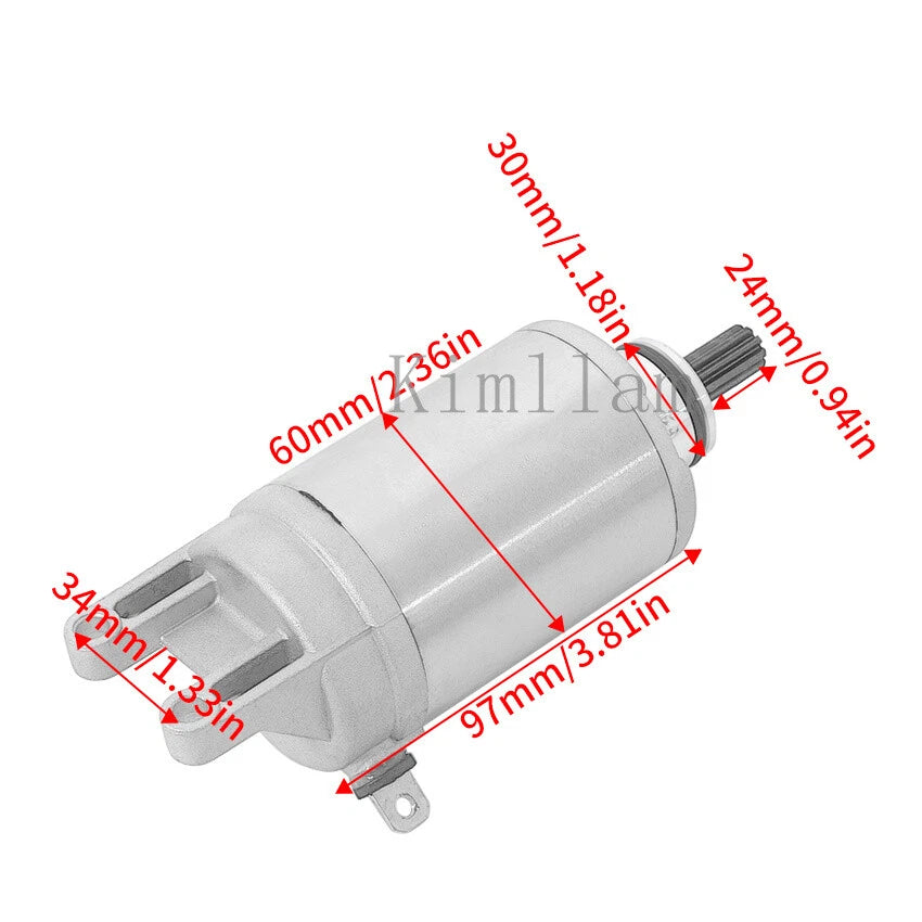 Starter Motor for Suzuki GSX650F GSF650 GSF650S Bandit 650 (2008–2016)
