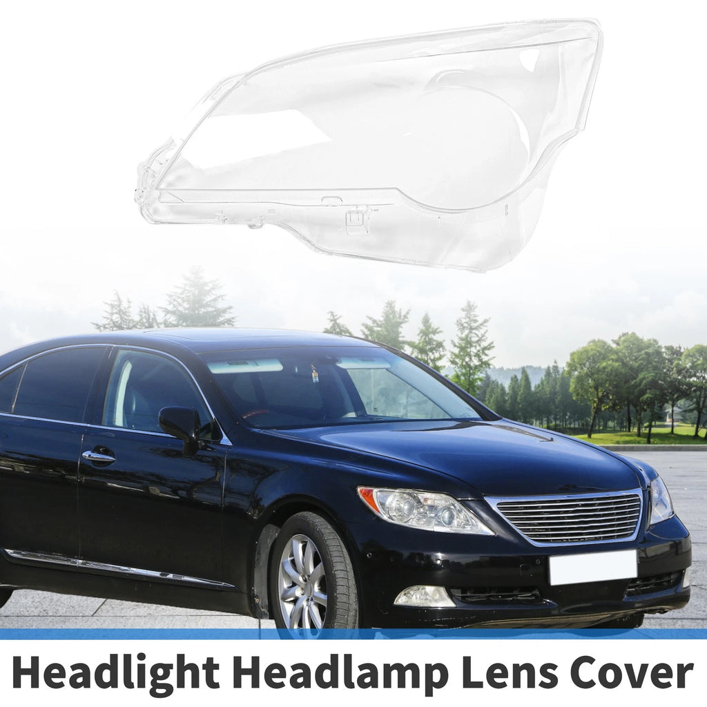 1 Pcs Headlight Lens Cover for Lexus GX460 (2010–2013) PC Clear