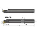 Lathe Internal Boring Bar Turning Tool Holder for S12M-STUCR11 (150mm)