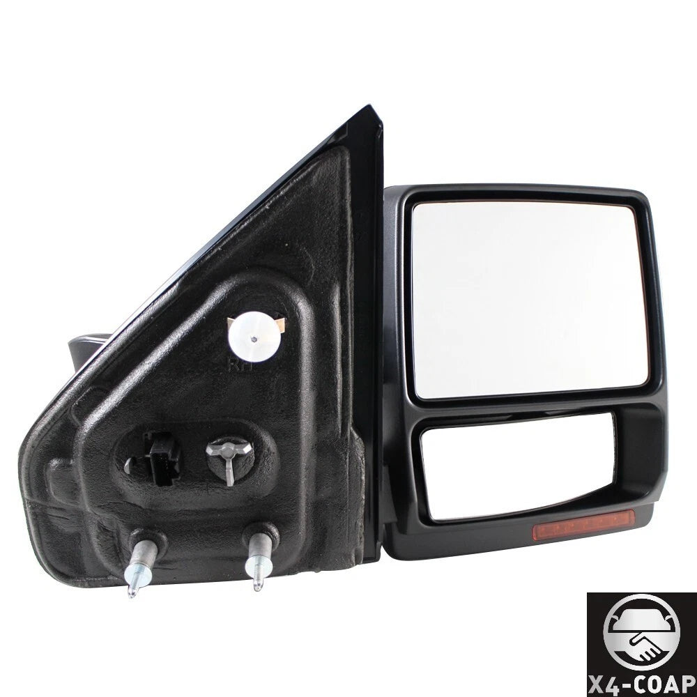 Door Mirror for Ford (2015–2021) FO1321369 Textured Black Right Passenger Side