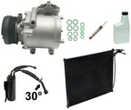 A C Compressor Kit with Condenser for Citroën C3 (2002–2009)