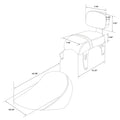 Driver & Passenger Seat Backrest Pad for Indian Scout Bobber (2018-2023)