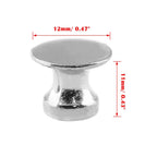 12X Silver Zinc Alloy Drawer Cabinet Pull Handles for Furniture
