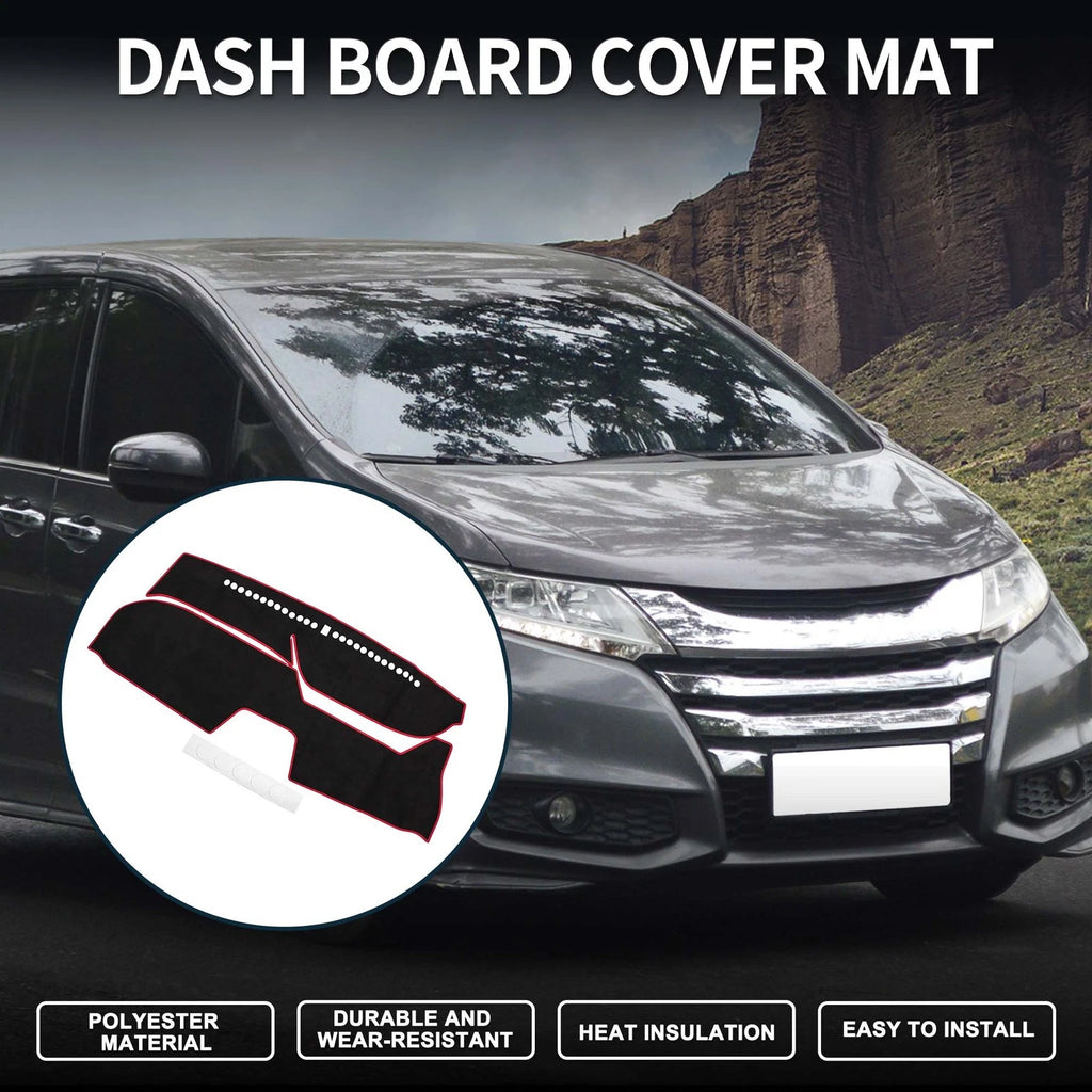 Dashboard Cover Mat for Honda Freed GB5/6/7/8 (2016–2024) Black Red