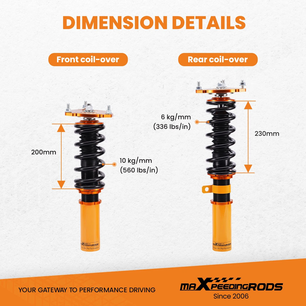 Coilovers Suspension Kit for Buick Century Regal Allure Impala (2000-2005)