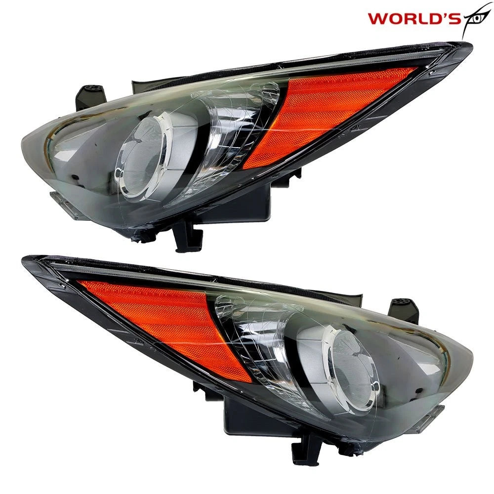Black Amber Corner Headlights for Hyundai Sonata (2011–2014)