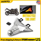 LED Rear Tail Light Brake Turn Signal for Kawasaki Ninja ZX-6R ZX636 (2019–2023)