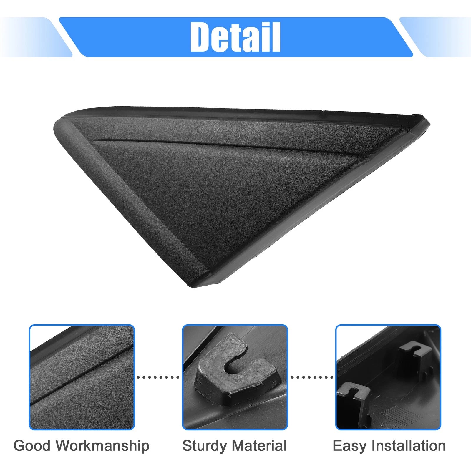 Left Mirror Corner Triangle Fender Cover for Ford Escape (2013–2019) CJ54-S16003AD5JA6