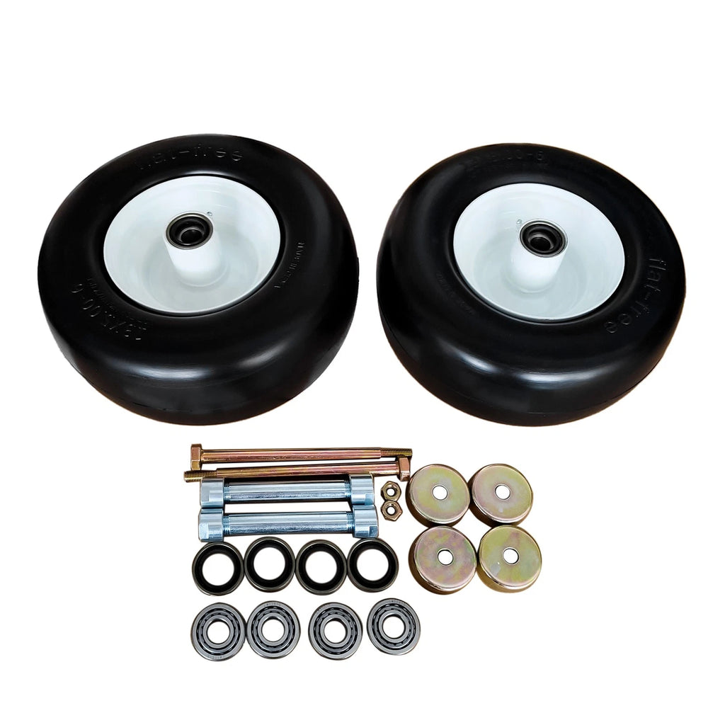 2 Pack Puncture Proof Flat Free Tires for Exmark Toro Mowers (13x5x6)