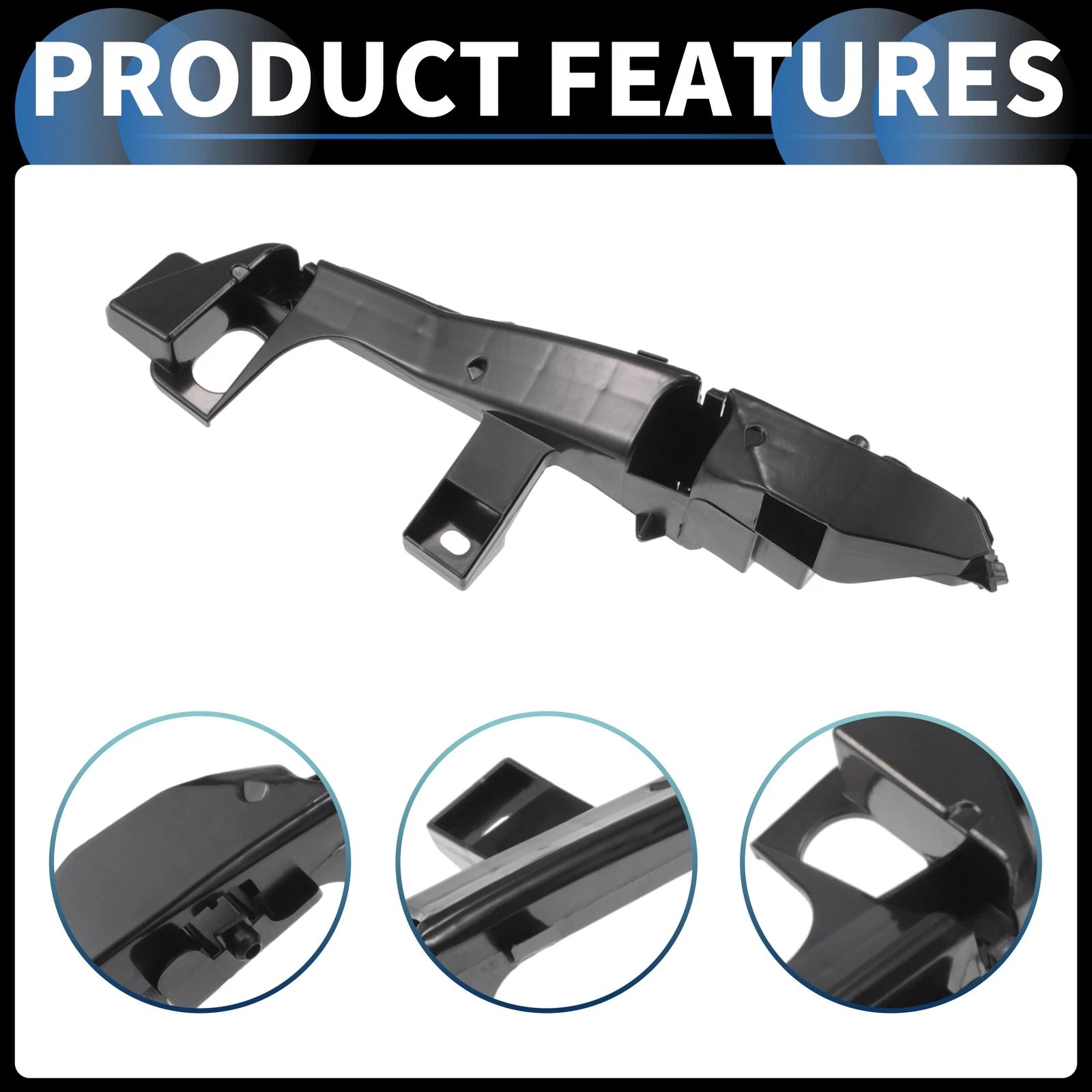 1pc Left Front Bumper Retainer Bracket for Toyota Land Cruiser Prado (2002–2009)