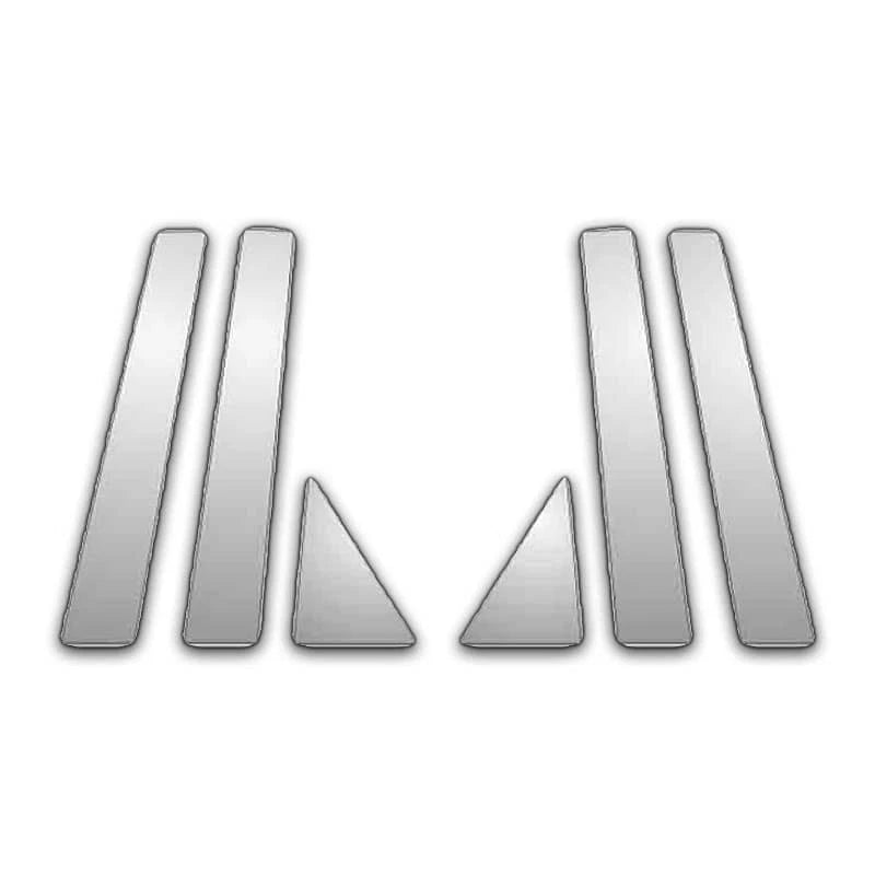 Diamond Grade 6pc Pillar Post Covers w/Triangle for 2009-2015 Toyota Venza